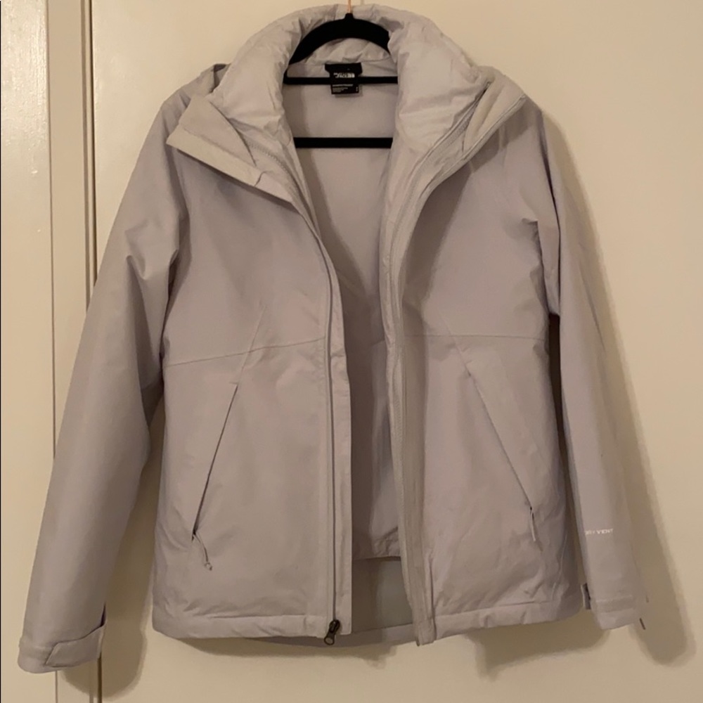 The North Face ivory skii jacket size small